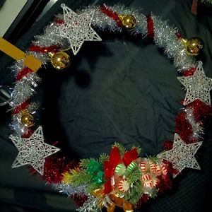 Star candy wreath